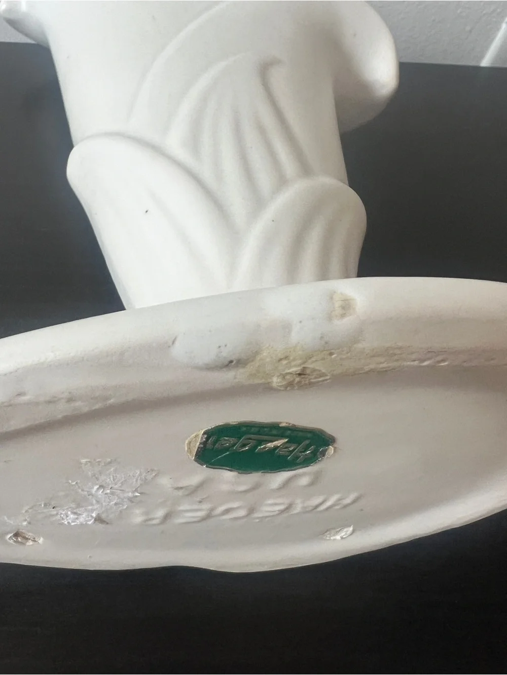 Haeger Pottery Leaf Vase